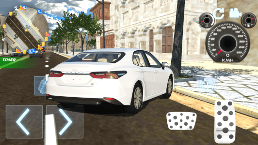 اسکرین شات 5 بازی realistic toyota camry driving