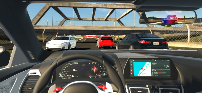 اسکرین شات بازی Car Driving Racing Games 3