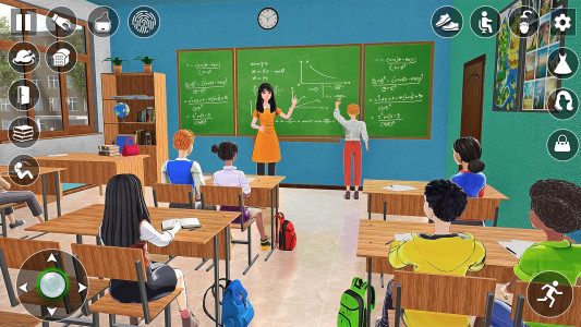 اسکرین شات 1 بازی School Teacher Game School Day