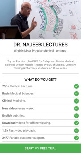 اسکرین شات برنامه Dr. Najeeb Lectures 2