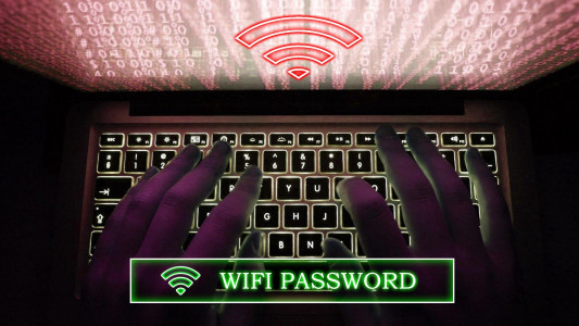 اسکرین شات برنامه Wifi Password Hacker Prank 2