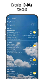 اسکرین شات 6 برنامه 3D Flip Clock & Weather