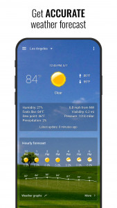 اسکرین شات برنامه 3D Flip Clock & Weather 3