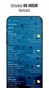 اسکرین شات برنامه 3D Flip Clock & Weather 5