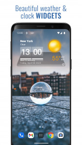 اسکرین شات برنامه 3D Sense Clock & Weather 2