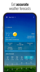 اسکرین شات 3 برنامه 3D Sense Clock & Weather
