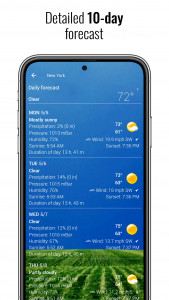 اسکرین شات برنامه Digital Clock & World Weather 5