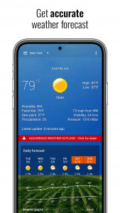اسکرین شات برنامه Digital Clock & World Weather 3