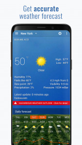 اسکرین شات برنامه Digital Clock & World Weather 2