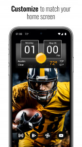 اسکرین شات برنامه Digital Clock & World Weather 2