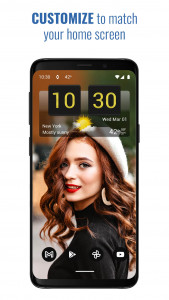 اسکرین شات برنامه Sense Flip Clock & Weather 7