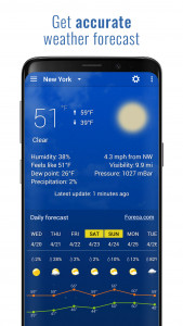 اسکرین شات برنامه Sense V2 Flip Clock & Weather 3
