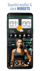 اسکرین شات برنامه Sense V2 ساعت تلنگر و آب و هوا 1