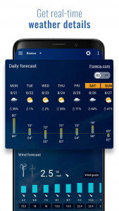 اسکرین شات 3 برنامه Transparent clock and weather