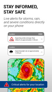 اسکرین شات 2 برنامه Transparent clock and weather