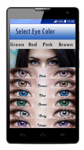 اسکرین شات برنامه Eye Color Changer – Eye Lens Photo Editor 5