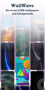 اسکرین شات برنامه WallWave - An ocean of HD wallpapers app 1