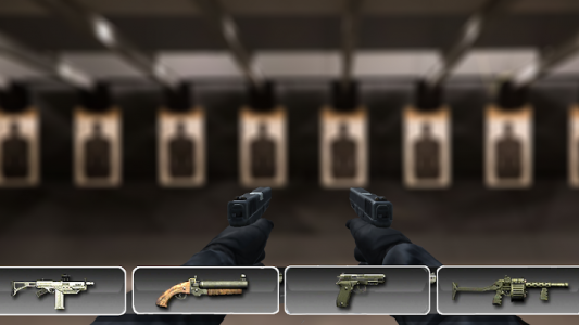 اسکرین شات برنامه Gun Sounds: Shooting Range Simulator 1