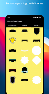اسکرین شات برنامه Gaming Logo Ideas – A Free logo maker app 5