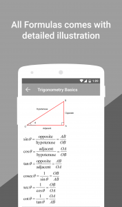 اسکرین شات برنامه Math Formulas with Calculator 3