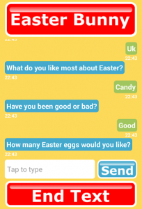 اسکرین شات برنامه Call Easter Bunny Voicemail Game 5