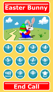 اسکرین شات برنامه Call Easter Bunny Voicemail Game 1