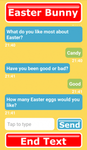 اسکرین شات برنامه Call Easter Bunny Voicemail Game 2