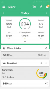 اسکرین شات برنامه Health & Fitness Tracker 3