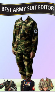 اسکرین شات برنامه Afghan army dress editor: commandos suit changer 2