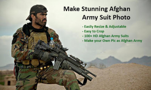 اسکرین شات برنامه Afghan army dress editor: commandos suit changer 1