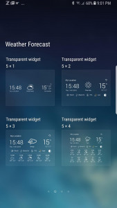 اسکرین شات برنامه Weather Forecast 3