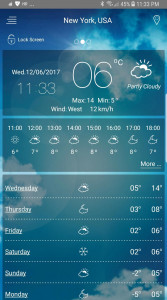 اسکرین شات 1 برنامه Weather Forecast
