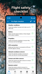 اسکرین شات 7 برنامه Drone App: Forecast for UAV