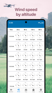 اسکرین شات 4 برنامه Drone App: Forecast for UAV