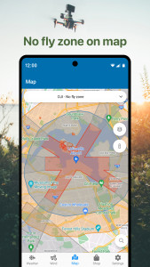 اسکرین شات 2 برنامه Drone App: Forecast for UAV