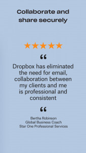 اسکرین شات 4 برنامه Dropbox: Secure Cloud Storage