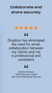 اسکرین شات 4 برنامه Dropbox: Files & Cloud Storage
