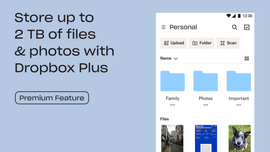 اسکرین شات برنامه Dropbox: Files & Cloud Storage 3