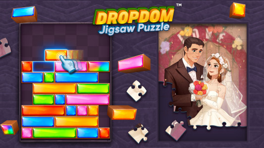 اسکرین شات 4 بازی Dropdom - Jewel Blast