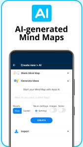 اسکرین شات 4 برنامه AYOA - Mind Mapping