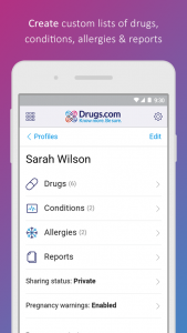 اسکرین شات برنامه Drugs.com Medication Guide 6