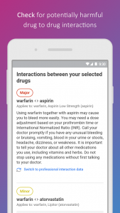 اسکرین شات برنامه Drugs.com Medication Guide 5