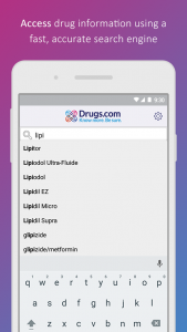 اسکرین شات برنامه Drugs.com Medication Guide 2