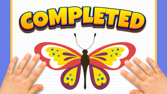 اسکرین شات 8 برنامه Butterfly Draw Step by Step