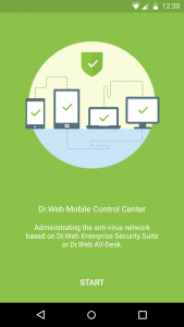 اسکرین شات برنامه Dr.Web Mobile Control Center 1