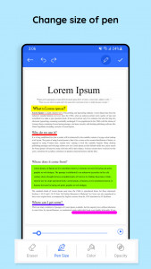 اسکرین شات 5 برنامه Draw on PDF - PDF Handwrite