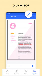 اسکرین شات 3 برنامه Draw on PDF - PDF Handwrite