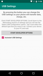 اسکرین شات برنامه USB Settings 3