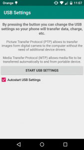 اسکرین شات برنامه USB Settings 2