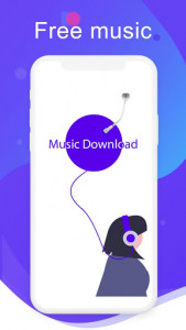 اسکرین شات برنامه Free music Downloader - Download MP3 Music 1